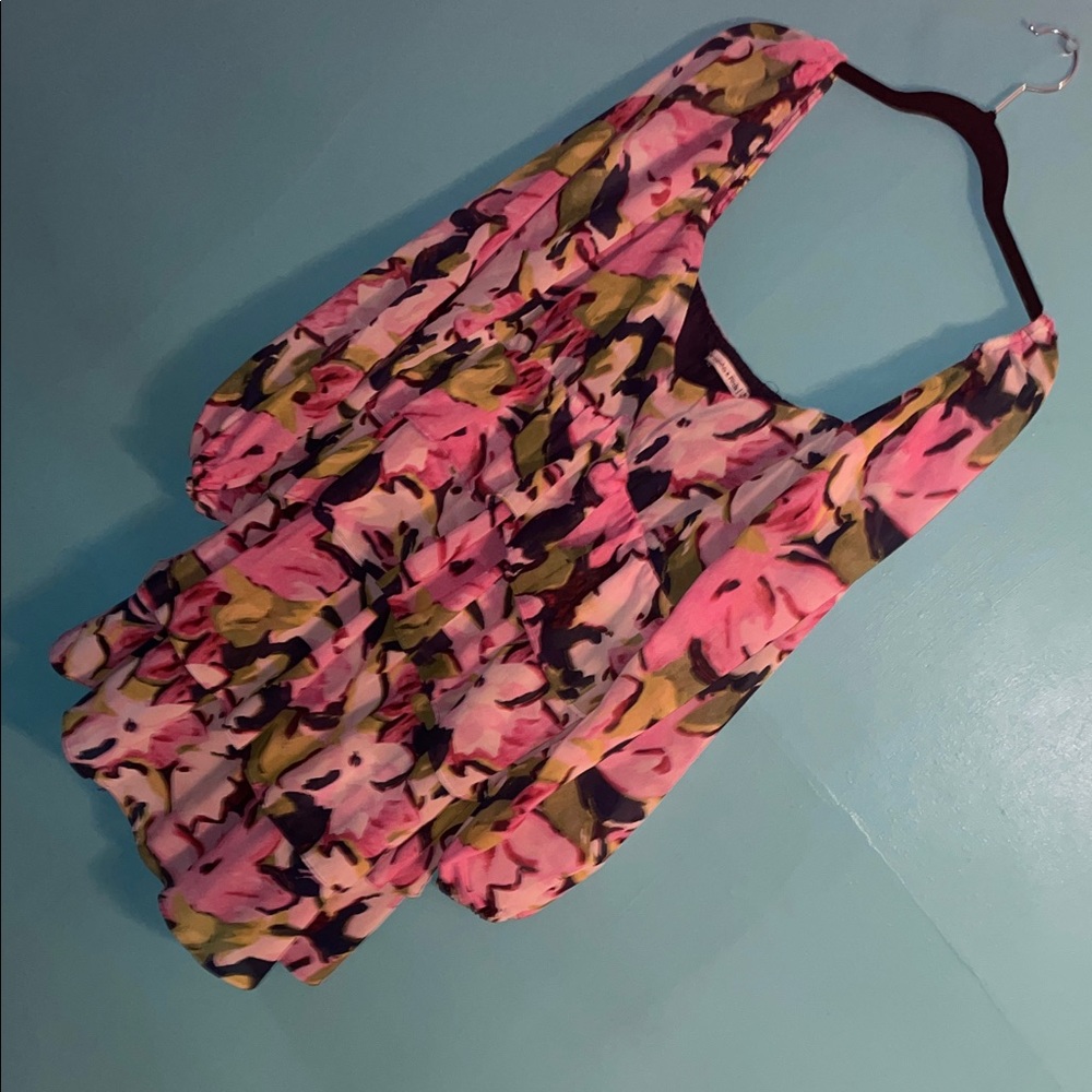Floral Pink Women's Abercrombie &Fitch dress size m